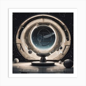 Space Station 75 Art Print