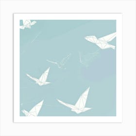 Origami Birds 13 Art Print