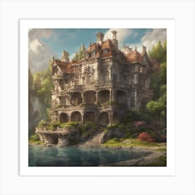 206863 A Big House In A Wonderful Place 4k Art Print