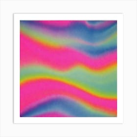 Pink tie-dye waves Art Print