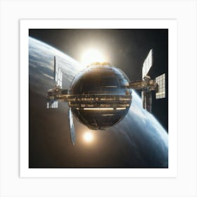 Space Station 98 Art Print