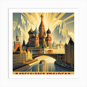 Moscow 4 Art Print