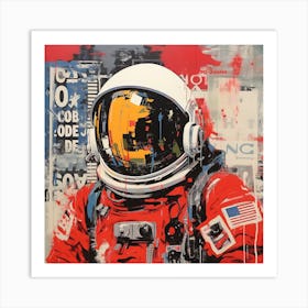 'Astronaut' 2 Art Print