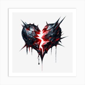 Broken Heart Art Print