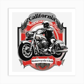 California Motorcycle Club Art Print