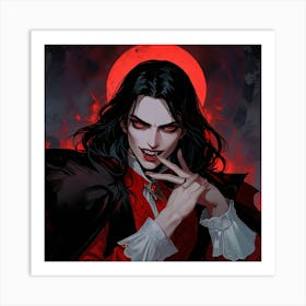 Dracula 21 Art Print