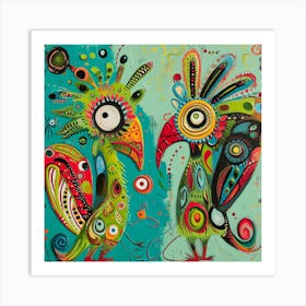 Two Birds 2 Art Print