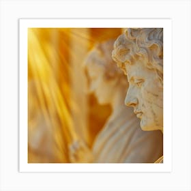 Statues Angelic Art Print