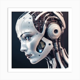 Cyborg Woman 24 Art Print