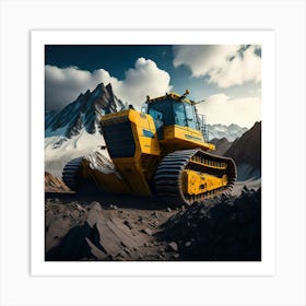 Buldozer Mountain (18) Art Print