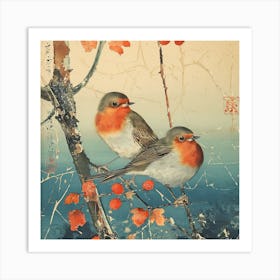Birds. The Poem Of The Fluttering Seasons [鳥たち: 羽ばたく季節の詩] (XIII) Art Print
