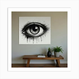 Eye Print Art Print