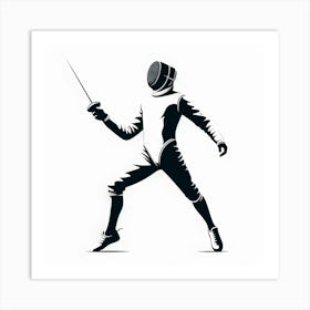 Fencer 1 Art Print