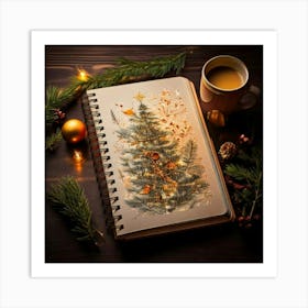 Firefly Festive Christmas Journal Of Warm Holiday Memories 75500 (2) Art Print