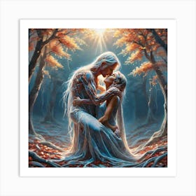 Kiss Of The Forest Art Print