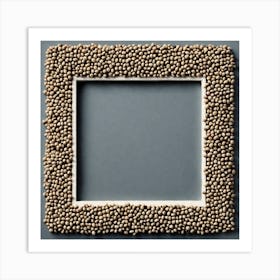 Frame Of Pebbles Art Print