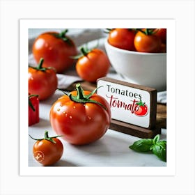 Tomato'S Tomatoes Art Print