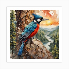 Woodpecker  Art Print