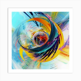 Abstract Swirl - Abstract Stock Videos & Royalty-Free Footage Art Print