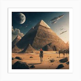 Egyptian Landscape Art Print