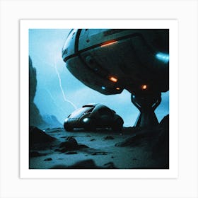 Spaceship Art Print