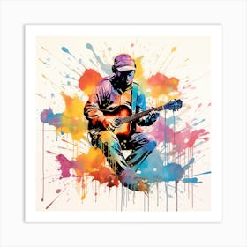 Acoustic Guitar 4 Art Print