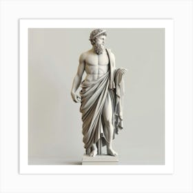 Old Greek Statue Art Print