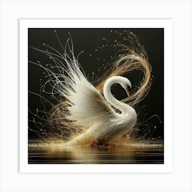 Swans 2 Art Print