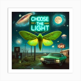 Choose The Light 2 Art Print