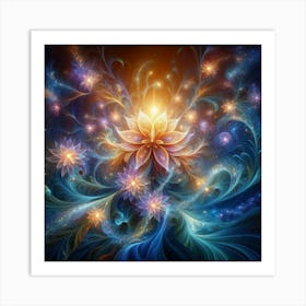 Lotus Flower 7 Art Print