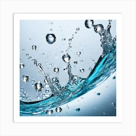 Water Splash 1 Art Print