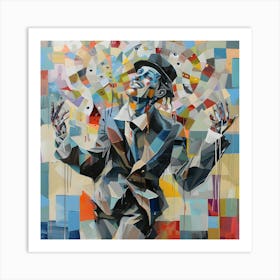 Street Juggler Art Print