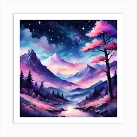 Landscape Painting Art Print