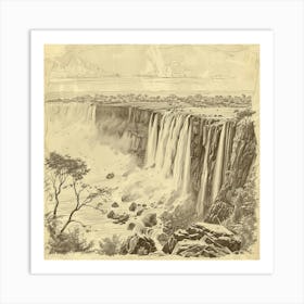 Victoria Falls 2 Art Print