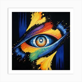 Rainbow Eye Art Print