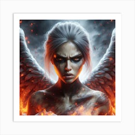 Angel Of Fire 7 Art Print