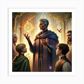 Ronan Ashheart Mentor Wisdom Art Print