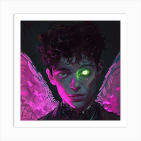 Angel And The Demon Art Print