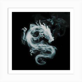 Smoke Dragon 1 Art Print