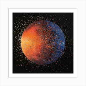 Planet In Space 2 Art Print