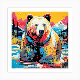 Bear Painting Art Print