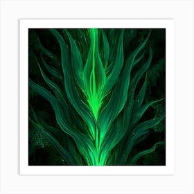 Green Plant 1 Art Print