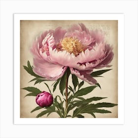 Pink Peony 2 Art Print