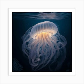 Bioluminescent Ballet Art Print