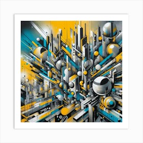 Abstract Painting 7 Art Print