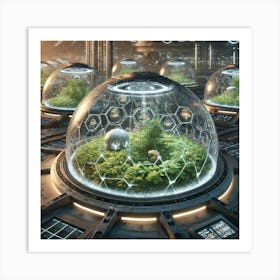 Biodome Systems Martian Dominion Art Print