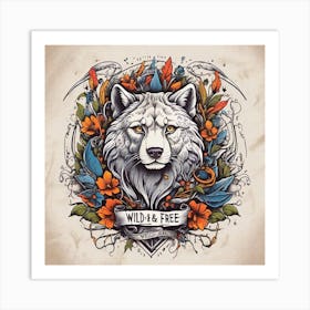 Wild And Free 1 Art Print