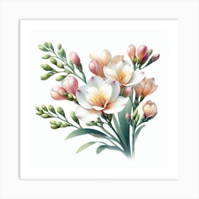 Freesia 5 Art Print