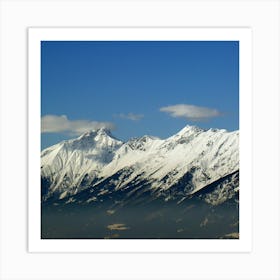 Snowy Mountains 1 Art Print