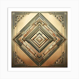 Abstract Deco Art Print